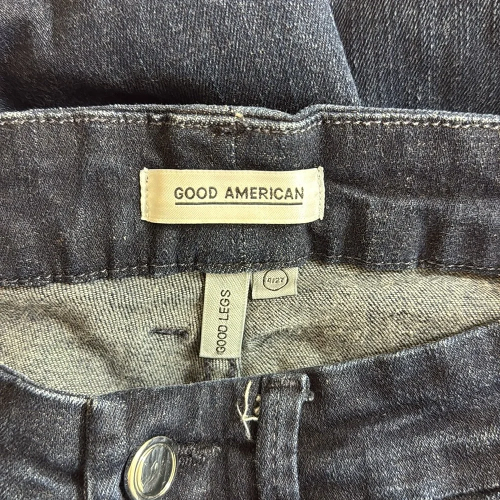 Good American Good Legs High Rise Blue Jeans Size 4 - Picture 8 of 11